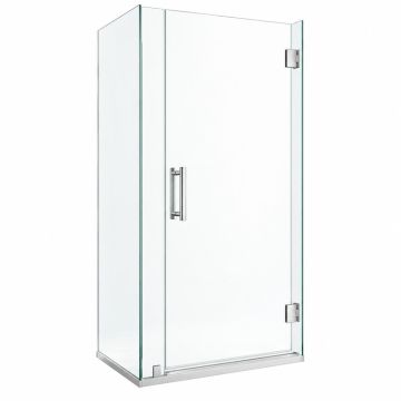 34 '' W X 72 '' H Door Opening Frameless Shower Door
