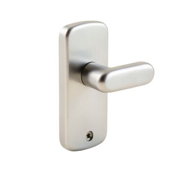 Broadway Lever With Greenwich Trim Non-Turning Lock