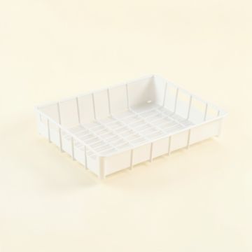 Stone Arc Empty Under-Desk Cable Tray (synthetic illustration; no displayed measurements)