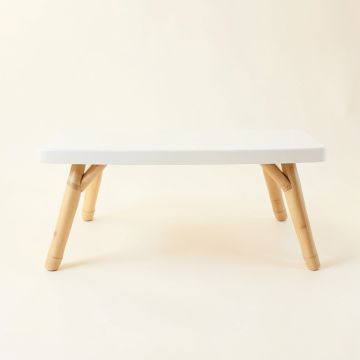 Hill Crossing Indoor Bench - White (synthetic illustration; no displayed measurements)