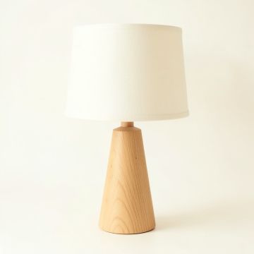 Harbor Crossing Table Lamp With A Plain Fabric Shade - Ivory (synthetic illustration; no displayed measurements)