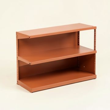 Reed Bluff Desktop Shelving Unit - Terracotta (synthetic illustration; no displayed measurements)