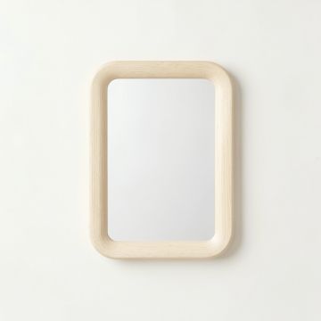 Linden Bend Framed Wall Mirror - Ivory (synthetic illustration; no displayed measurements)