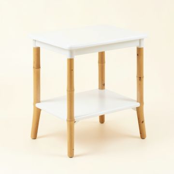 Ridge Dell Side Table - White (synthetic illustration; no displayed measurements)