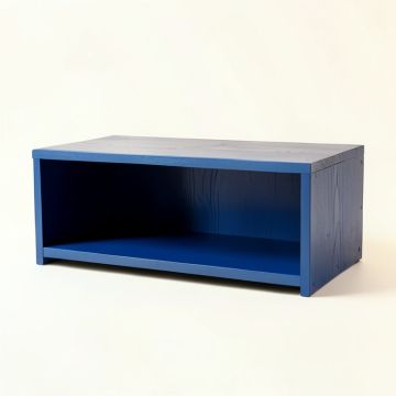 Oak Dell Shoe Storage Bench - Blue (synthetic illustration; no displayed measurements)