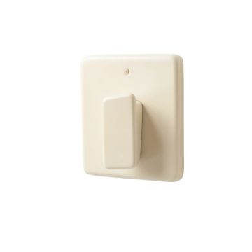 Olive Bend Wall-Mounted Robe Hook - Cream