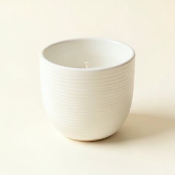 Hill Canyon Empty Candle Holder - White (synthetic illustration; no displayed measurements)