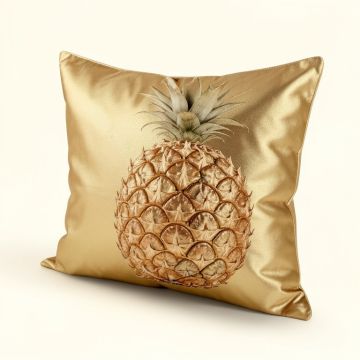 Dore Pineapples Indoor/Outdoor Lumbar Pillow (synthetic illustration; no displayed measurements)