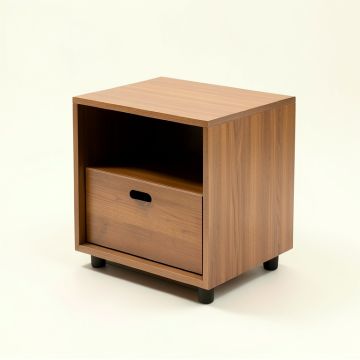 Nicks End Table With Storage (synthetic illustration; no displayed measurements)