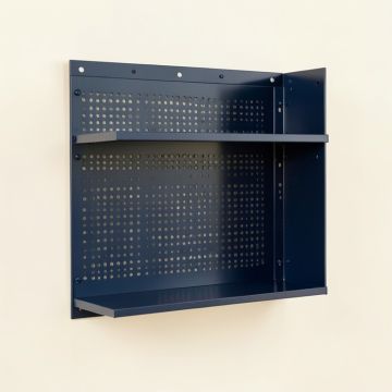 Aspen Bridge Empty Wall-Mounted Tool Organizer Panel - Navy (synthetic illustration; no displayed measurements)