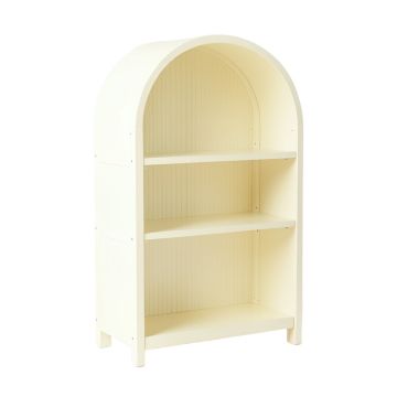 Hazel Bridge Freestanding Bookcase - Ivory