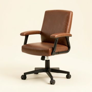 Fashion Casual Lift Chair Office Work Chair Beauty Salon Chair Brown (synthetic illustration; no displayed measurements)