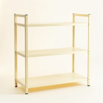 Brook Fold Desktop Shelving Unit - Ivory (synthetic illustration; no displayed measurements)