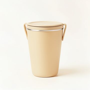Flint Dale Storage Canister With Lid - Beige (synthetic illustration; no displayed measurements)