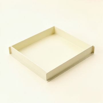Fern Brook Empty Under-Desk Cable Tray - Cream (synthetic illustration; no displayed measurements)