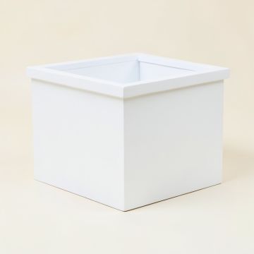 Laurel Branch Closed Outdoor Storage Box - White (synthetic illustration; no displayed measurements)