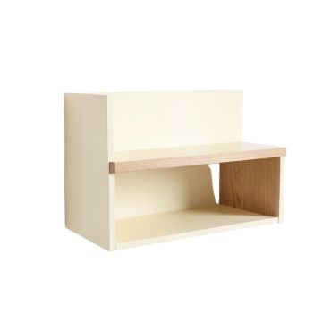 Juniper Bend Wall-Mounted Shelf - Cream
