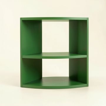 Olive Dale Desktop Shelving Unit - Green (synthetic illustration; no displayed measurements)
