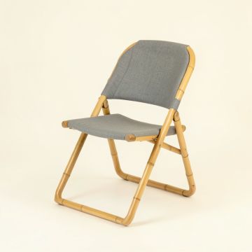 Lake Crossing Folding Outdoor Chair - Gray (synthetic illustration; no displayed measurements)