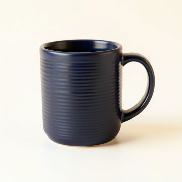 Lake Branch Ceramic Mug - Navy (synthetic illustration; no displayed measurements)