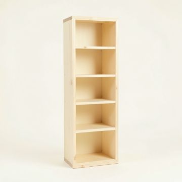 Ridge Bridge Narrow Cubby Tower - Cream (synthetic illustration; no displayed measurements)
