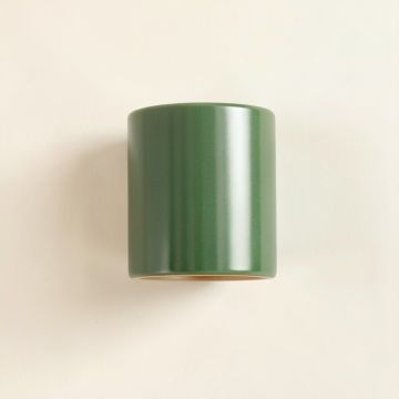 Holly Dale Wall Sconce Mounted On A Plain Wall - Green (synthetic illustration; no displayed measurements)