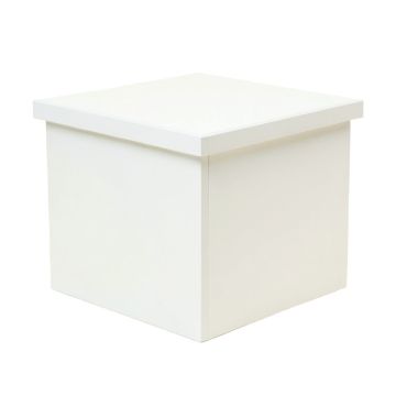 Moss Brook Closed Outdoor Storage Box - White