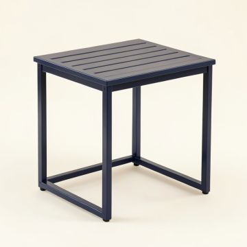 Clay Bridge Compact Balcony Table - Navy (synthetic illustration; no displayed measurements)