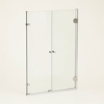 Fluence 59.63 '' X 55.75 '' Bypass Bath Door With Cleancoat® Technology (synthetic illustration; no displayed measurements)