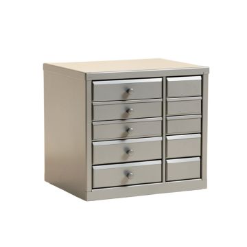 Cove Brook Small-Parts Storage Drawer Cabinet - Gray (synthetic illustration; no displayed measurements)