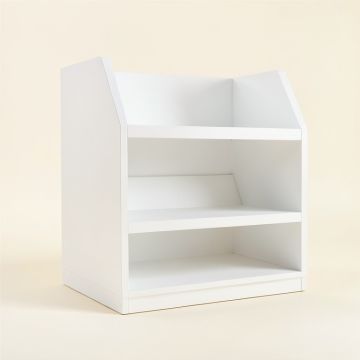 Spruce Falls Desktop Shelving Unit - White (synthetic illustration; no displayed measurements)