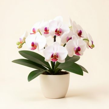 Phalaenopsis Silk Orchid Floral Arrangement (synthetic illustration; no displayed measurements)