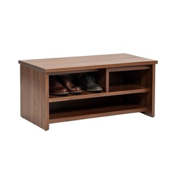 Uwais Solid Wood Shoe Storage Bench