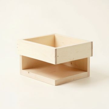 Vale Bluff Empty Raised Planter - Ivory (synthetic illustration; no displayed measurements)