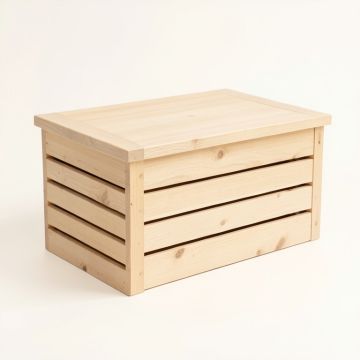 Moss Bluff Closed Outdoor Storage Box - Beige (synthetic illustration; no displayed measurements)