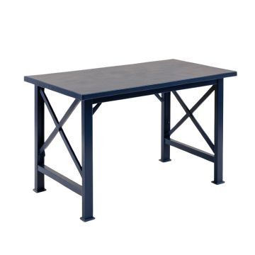 Heath Crest Empty Workshop Workbench - Navy