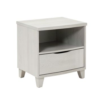 Canobbio 1 - Drawer Nightstand In Light Gray