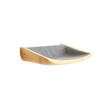 Dune Dell Wall-Mounted Cat Perch - Gray