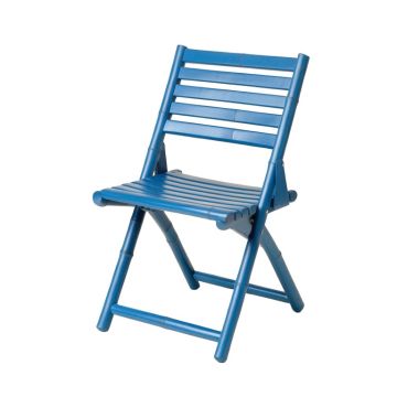 Flint Crest Folding Outdoor Chair - Blue