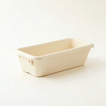 Cove Dell Empty Railing Planter With Integral Brackets - Cream (synthetic illustration; no displayed measurements)