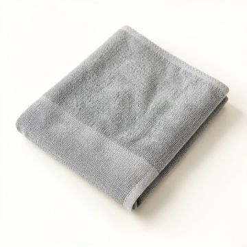 Glen Edge Bath Towel - Gray (synthetic illustration; no displayed measurements)