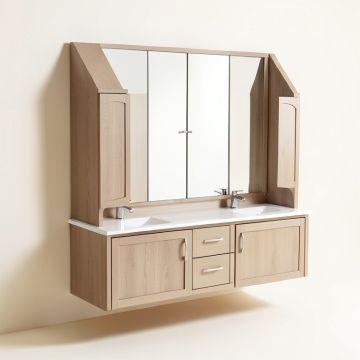 Maclin 75 '' Wall-Mounted Double Bathroom Vanity (synthetic illustration; no displayed measurements)