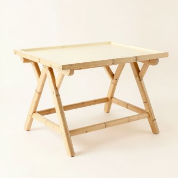 Harbor Edge Empty Workshop Workbench - Cream (synthetic illustration; no displayed measurements)