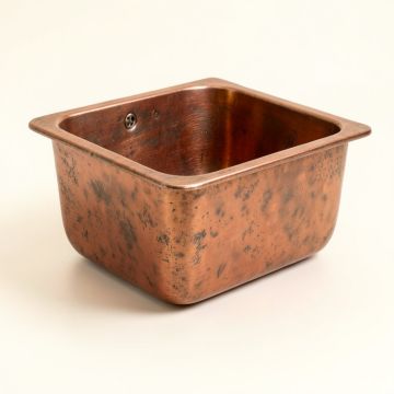 Copper 33 '' L X 25 '' W Farmhouse/Apron Kitchen Sink With Drain Assembly (synthetic illustration; no displayed measurements)
