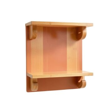 Bay Crest Wall-Mounted Entryway Organizer Shelf - Terracotta