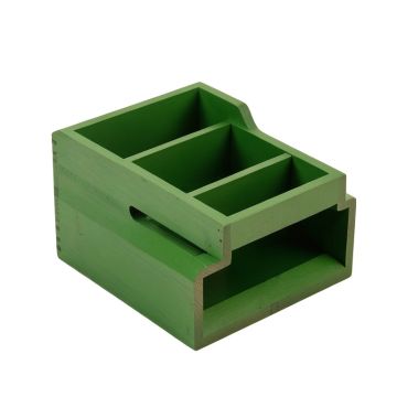Cove Branch Empty Coffee-Station Organizer - Green