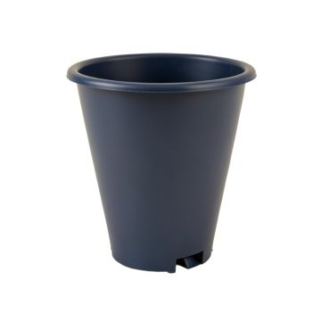 Shore Bluff Empty Railing Planter With Integral Brackets - Navy (synthetic illustration; no displayed measurements)