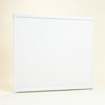 Ezcinema Plus Series White Portable Floor Rising Projector Screen (synthetic illustration; no displayed measurements)