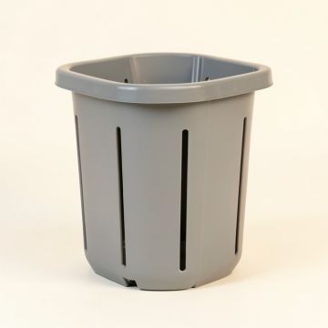 River Bend Closed Garden Compost Bin - Gray (synthetic illustration; no displayed measurements)