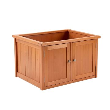 Cliff Dell Empty Furniture-Style Litter Enclosure - Terracotta